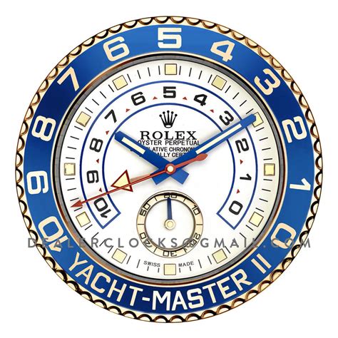 rolex yacht master wall clock.